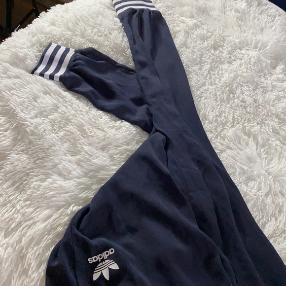 Blue adidas track pants - Picture 2 of 4
